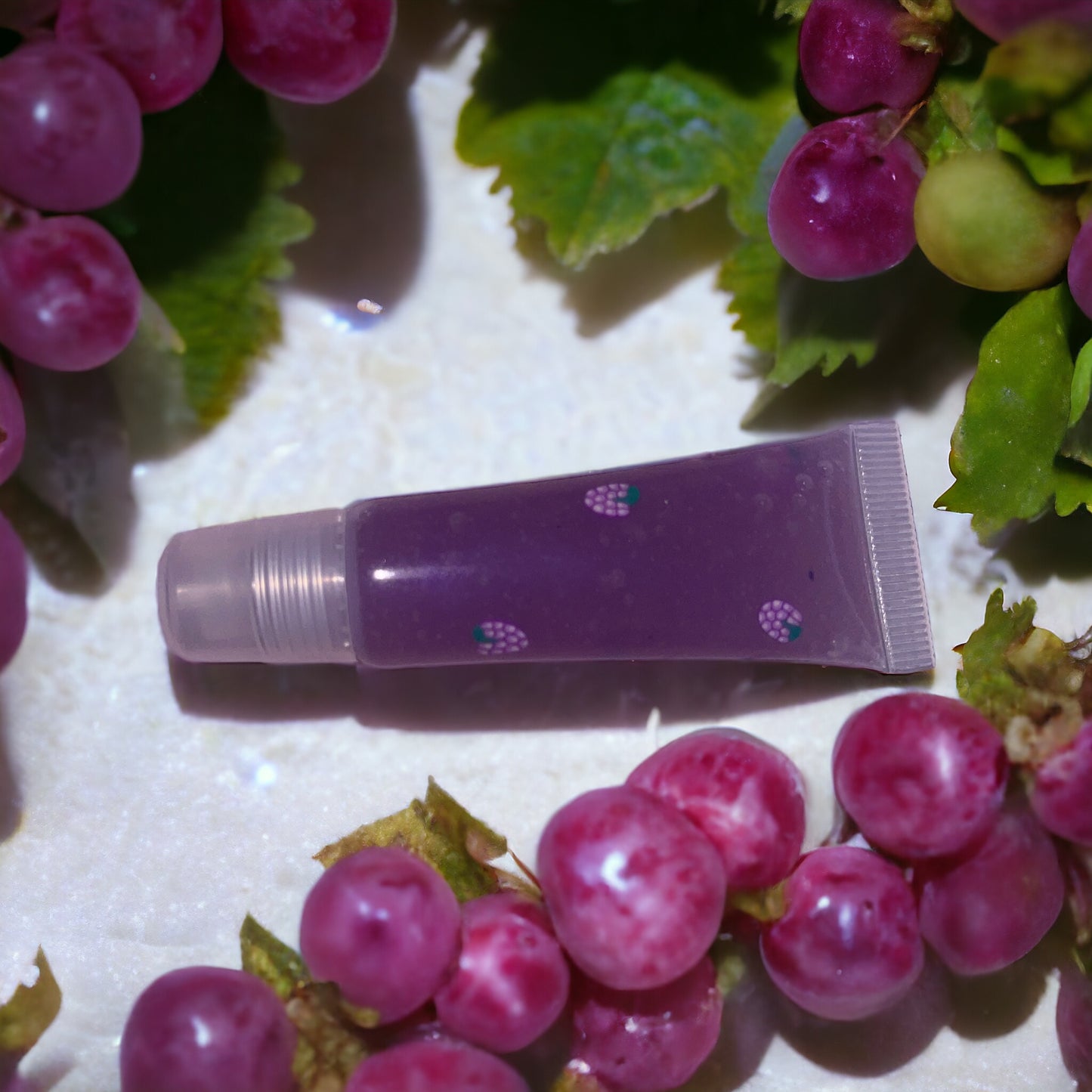 Grape lipgloss - candy lipgloss - fruit scented lipgloss - vegan lipgloss - organic lipgloss - lip moisturizer- hyrdrating lipgloss - shine