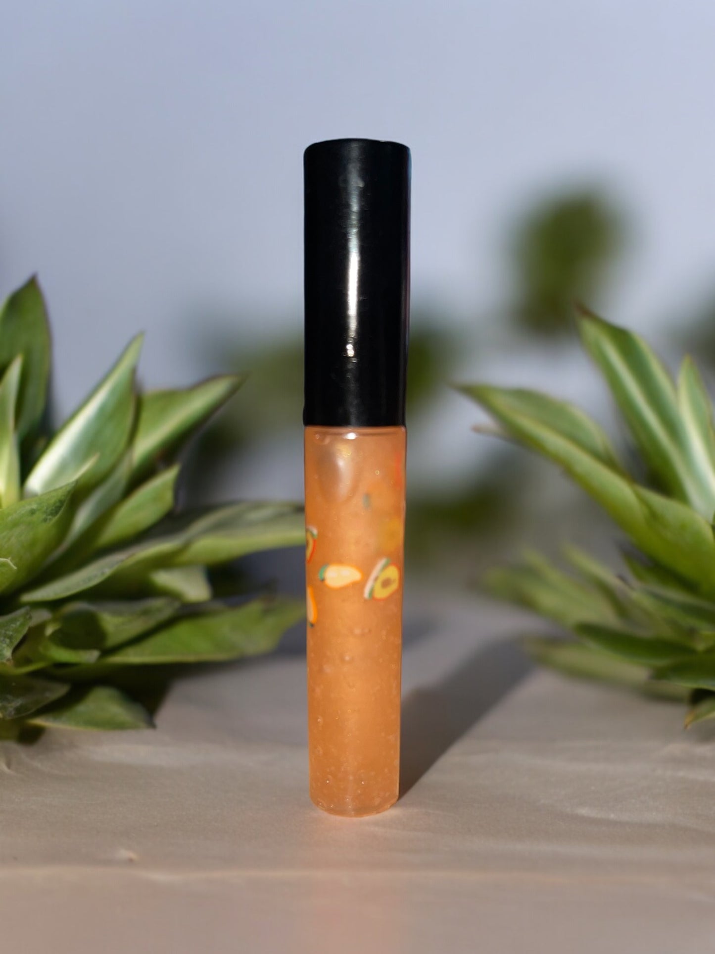 Peach Mango Lipgloss, Peach Flavor, Mango Flavor, Vegan Lipgloss, Non Sticky Lipgloss, Lip Moisturizer, Lip Balm