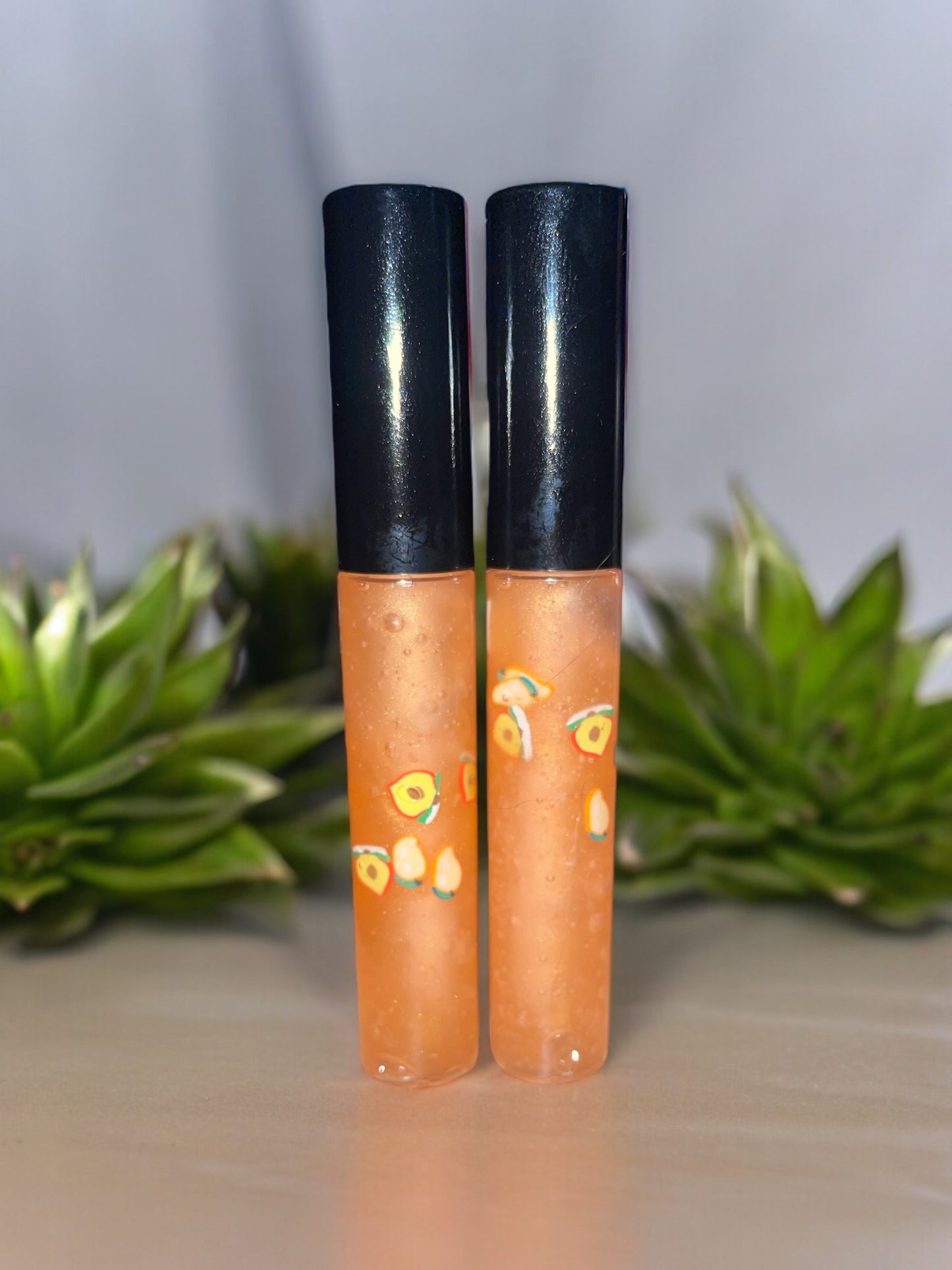 Peach Mango Lipgloss, Peach Flavor, Mango Flavor, Vegan Lipgloss, Non Sticky Lipgloss, Lip Moisturizer, Lip Balm